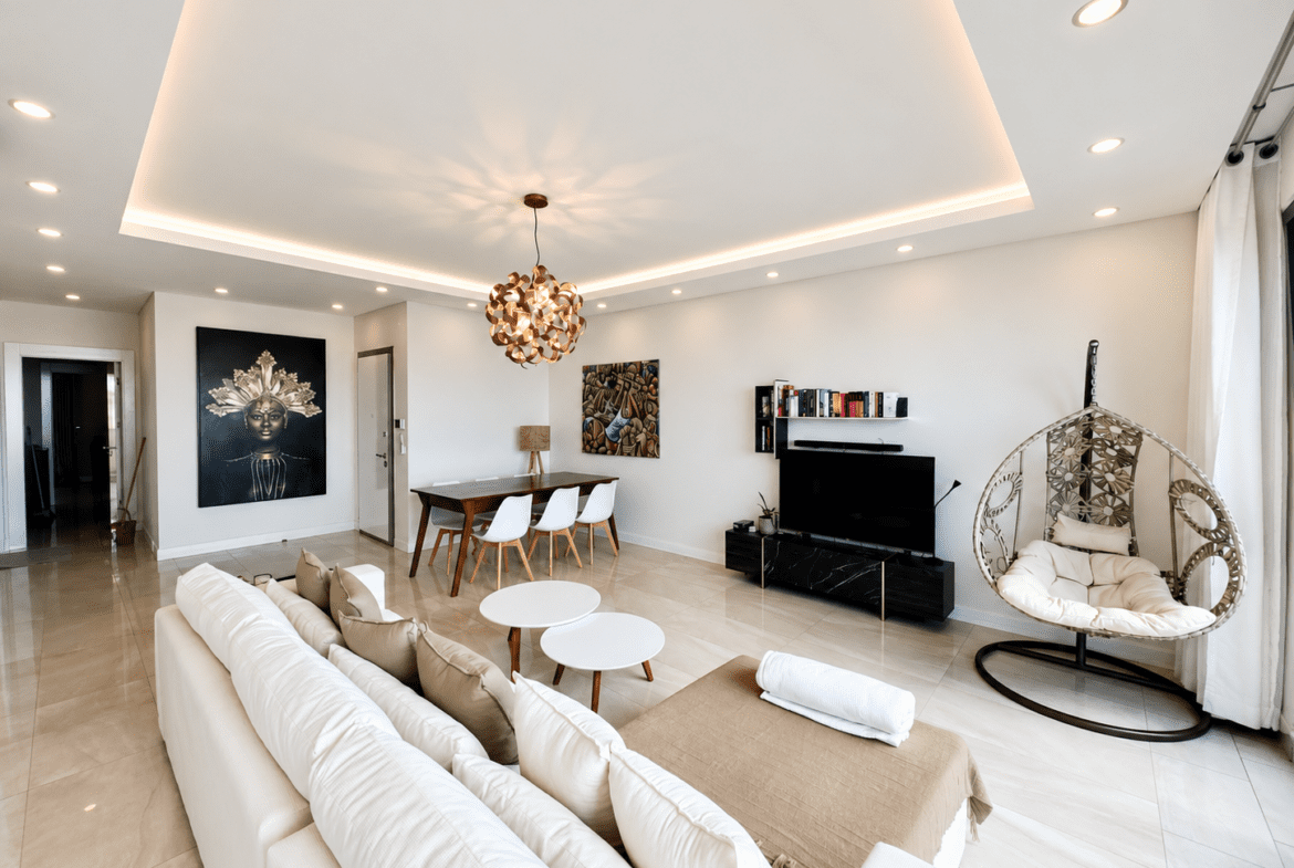 Apartamento TP3 Mobilado no Condomínio Toprak