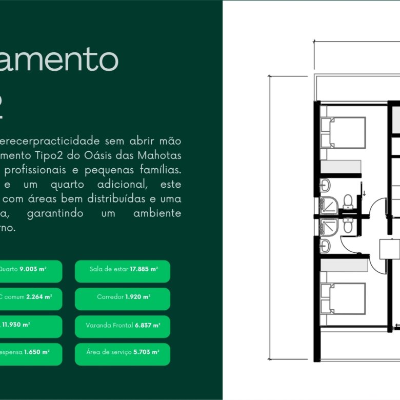 Apartamentos TP2 e TP3 à Venda no Condomínio Oásis – Mahotas