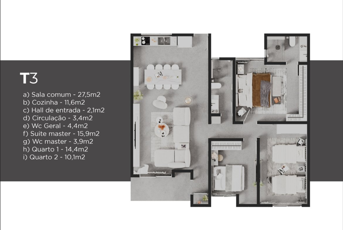🏡 MORADIAS T3 NOVAS À VENDA | CONDOMÍNIO EXCLUSIVO – BELO HORIZONTE ✨