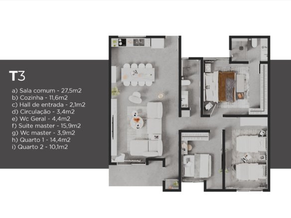 🏡 MORADIAS T3 NOVAS À VENDA | CONDOMÍNIO EXCLUSIVO – BELO HORIZONTE ✨