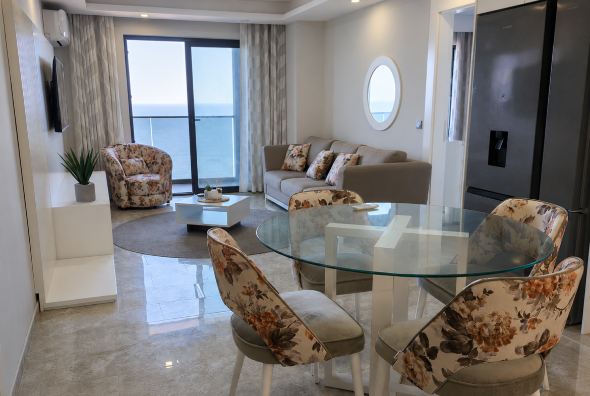 Apartamento T1 Mobilado com Vista para o Mar – Condomínio Parkmoza