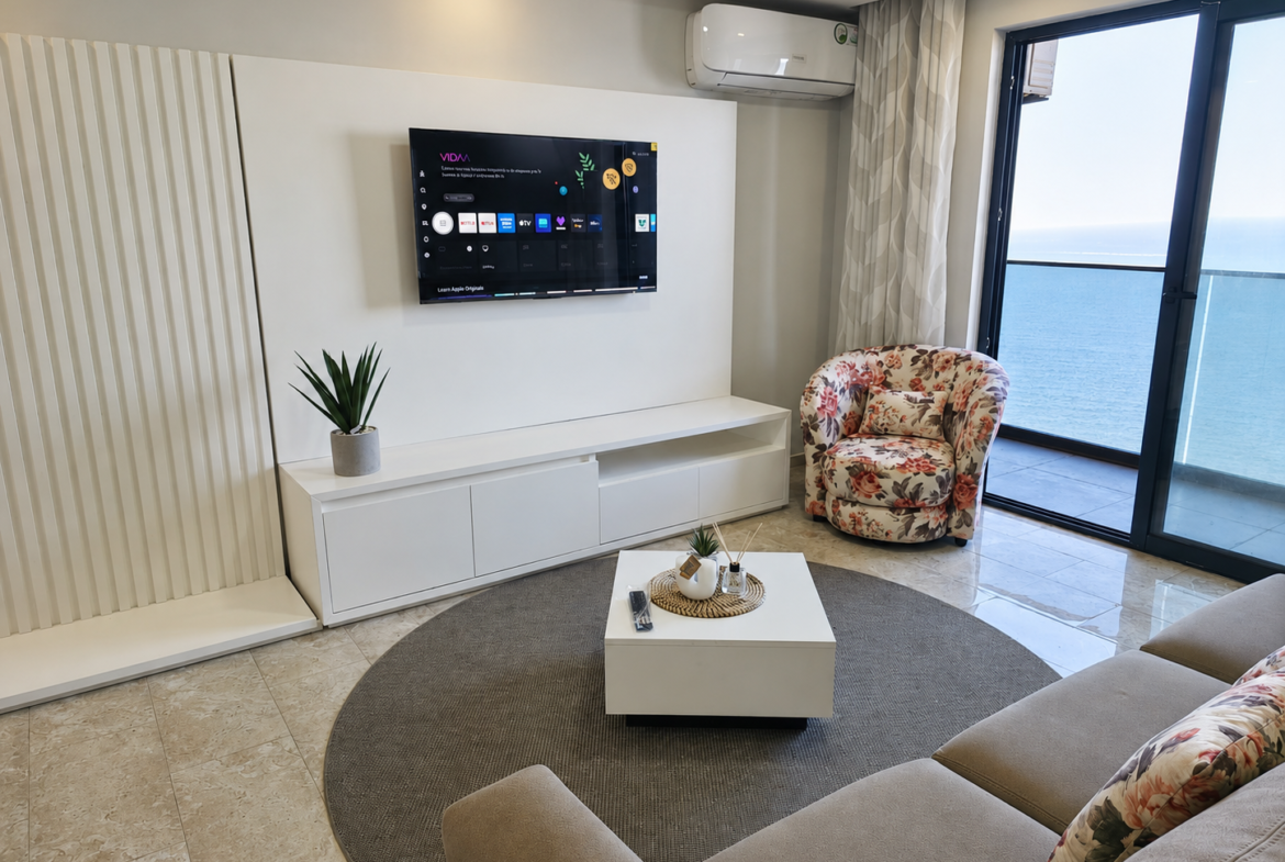 Apartamento T1 Mobilado com Vista para o Mar – Condomínio Parkmoza