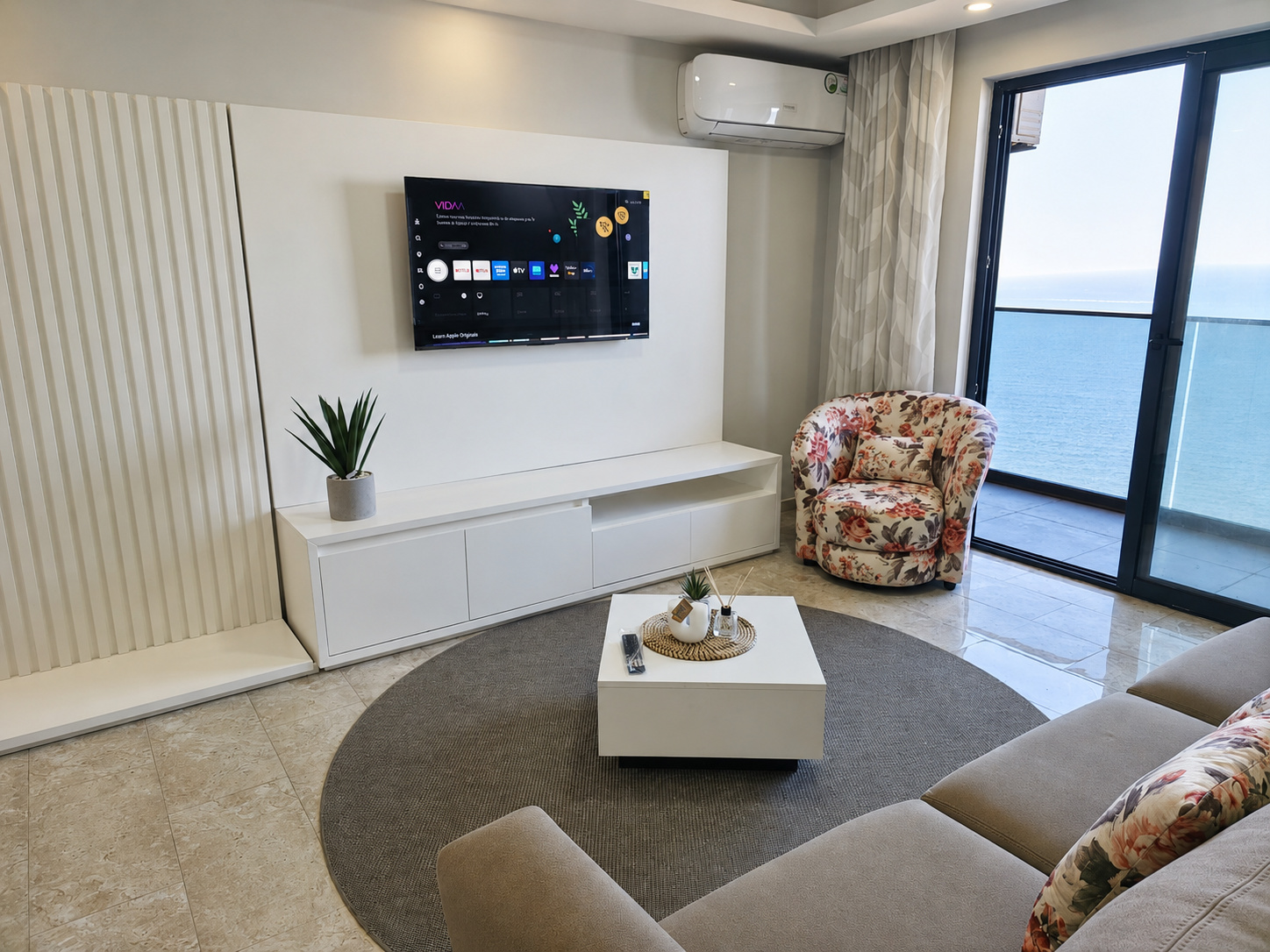 Apartamento T1 Mobilado com Vista para o Mar – Condomínio Parkmoza
