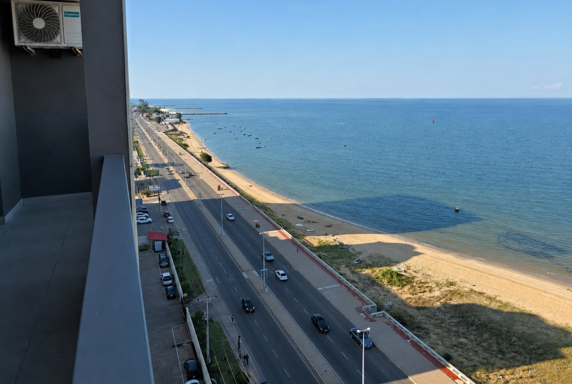 Apartamento T1 Mobilado com Vista para o Mar – Condomínio Parkmoza